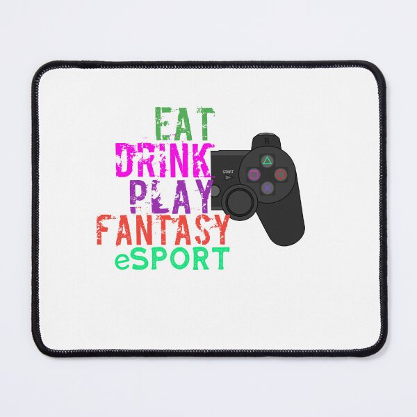 Item preview, Eat drink winning play fantasy sport game gamer vintage designed and sold by Fumar3065.