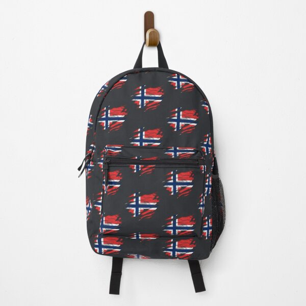Item preview, Ripped Rip Open Norway Flag Palm designed and sold by rafaeltto.