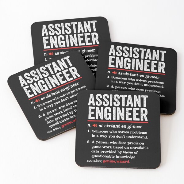 Item preview, Assistant Engineer Funny Definition: Funny Assistant Engineering Gift designed and sold by Adexyl.