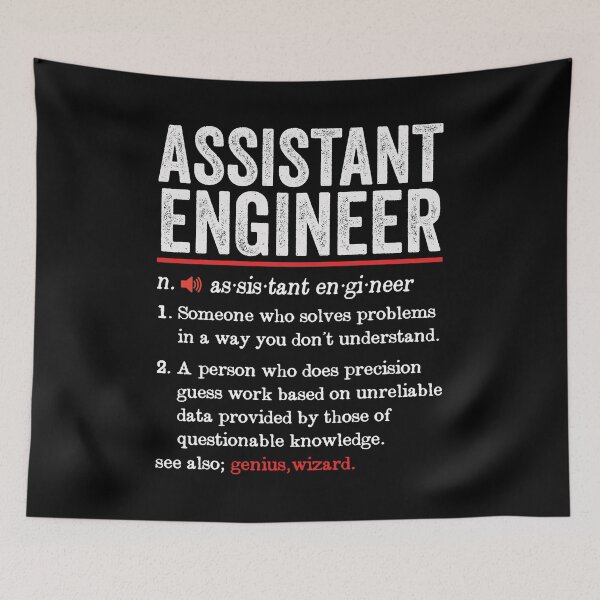 Item preview, Assistant Engineer Funny Definition: Funny Assistant Engineering Gift designed and sold by Adexyl.