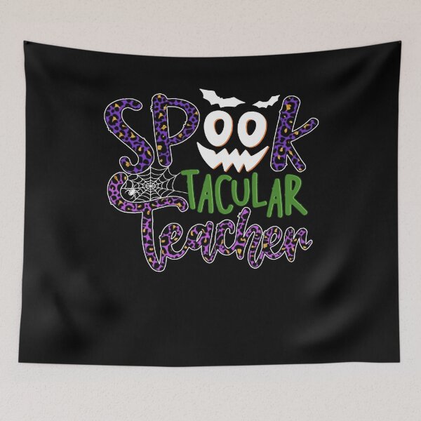 Item preview, Spook tacular Teacher halloween gifts horror pumpkin funny designed and sold by beckadamr.