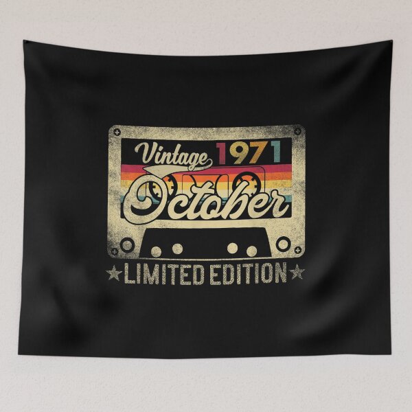 Item preview, Vintage October 1971 51st Birthday Gift Retro 51 Years Old designed and sold by Holvasterlund.