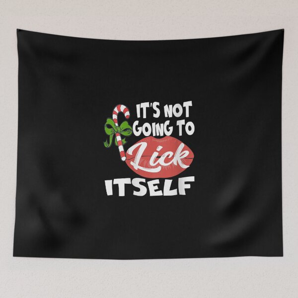 Item preview, Womens It39;s Not Going To Lick Itself Candy Cane Christmas Funny Tee V-Neck T-Shirt designed and sold by AustenVolker.