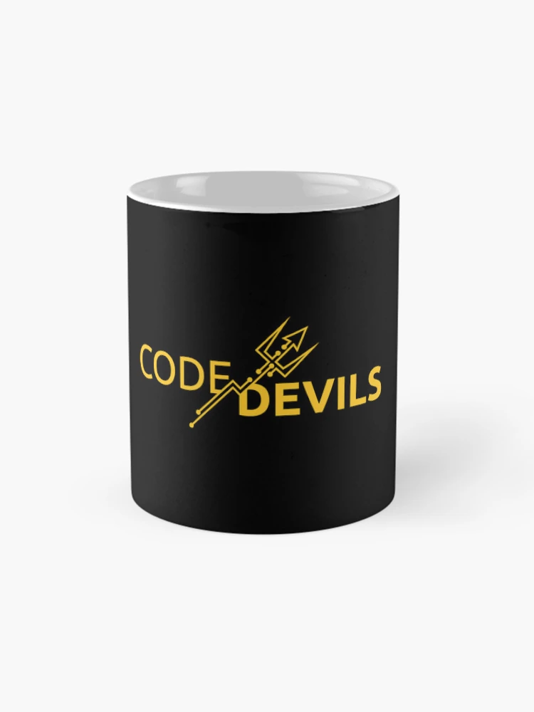 Thumbnail 4 of 6, Coffee Mug, CodeDevils Gold designed and sold by CodeDevilsASU.