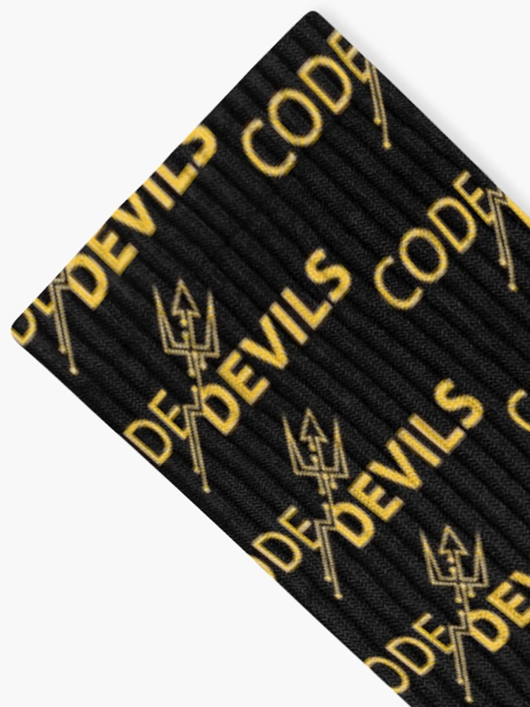 Thumbnail 2 of 5, Socks, CodeDevils Gold designed and sold by CodeDevilsASU.
