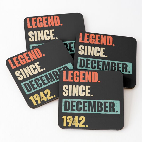 Item preview, 80 Year Old 80th Birthday BDay - Legend Since December 1942 designed and sold by Svenbjork.