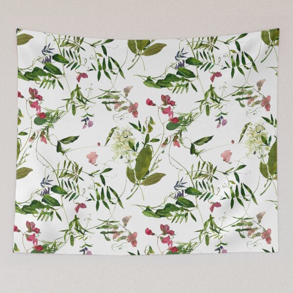 Item preview, Letter N Summer Flowers designed and sold by WildAliceArt.
