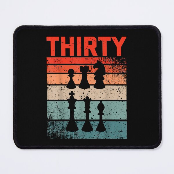 Item preview, 30th Birthday Retro Chess 30 Years Old Man Women designed and sold by Holvasterlund.