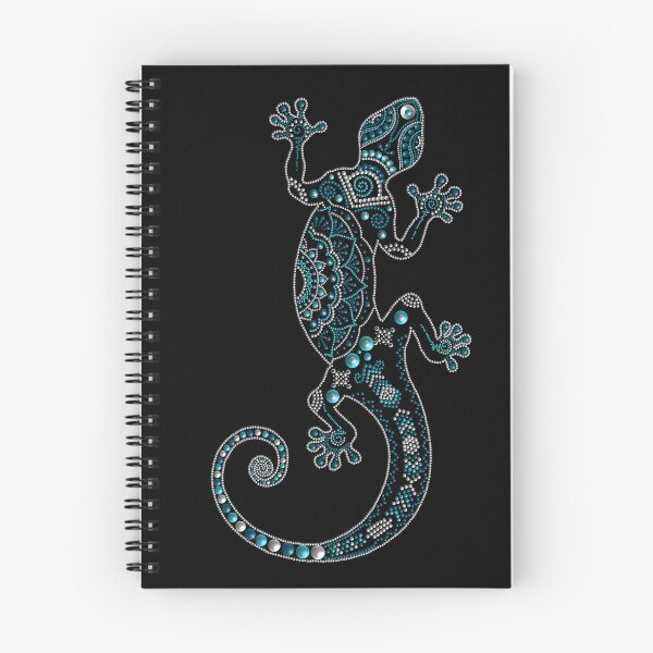 Item preview, Gecko Mandala - Graphic Dot Art designed and sold by High Functioning Fangirl.