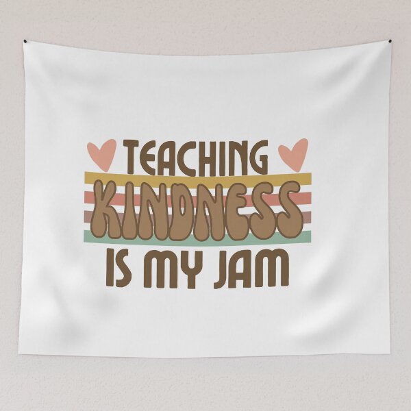 Item preview, Teaching Kindness Is My Jam - Teacher quote designed and sold by ICbestshop.