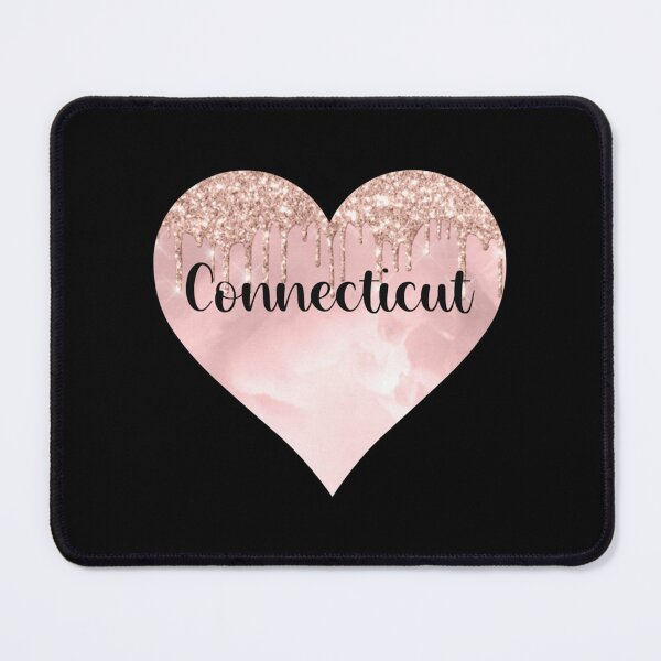 Item preview, Connecticut love glitter heart designed and sold by StateAndCountry.
