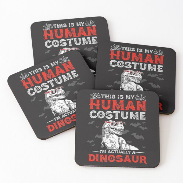 Item preview, Fun Halloween Gifts Cute Dinosaur This Is My Human Costume   designed and sold by Catalina Keith.