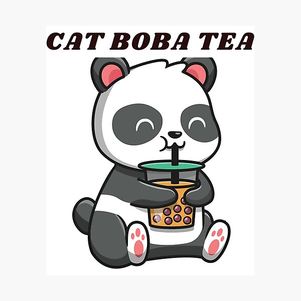 Cat Boba Tea Bubble Tea Anime Kawaii Neko For Girls Teenager