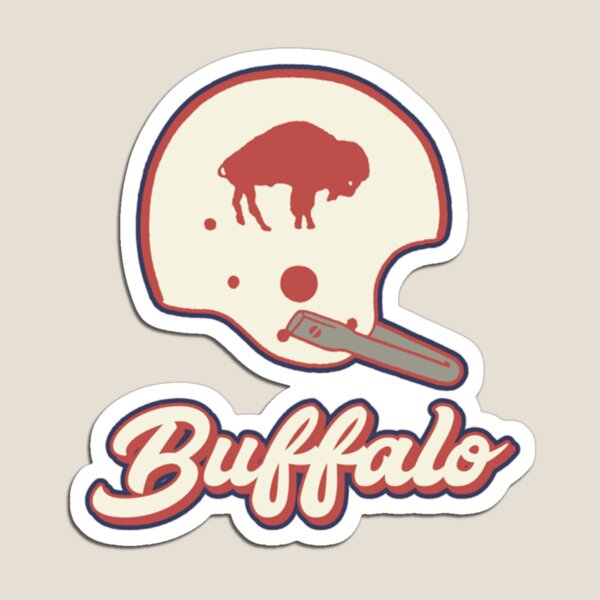 I bleed red white and Buffalo - Buffalo Bills - Magnet