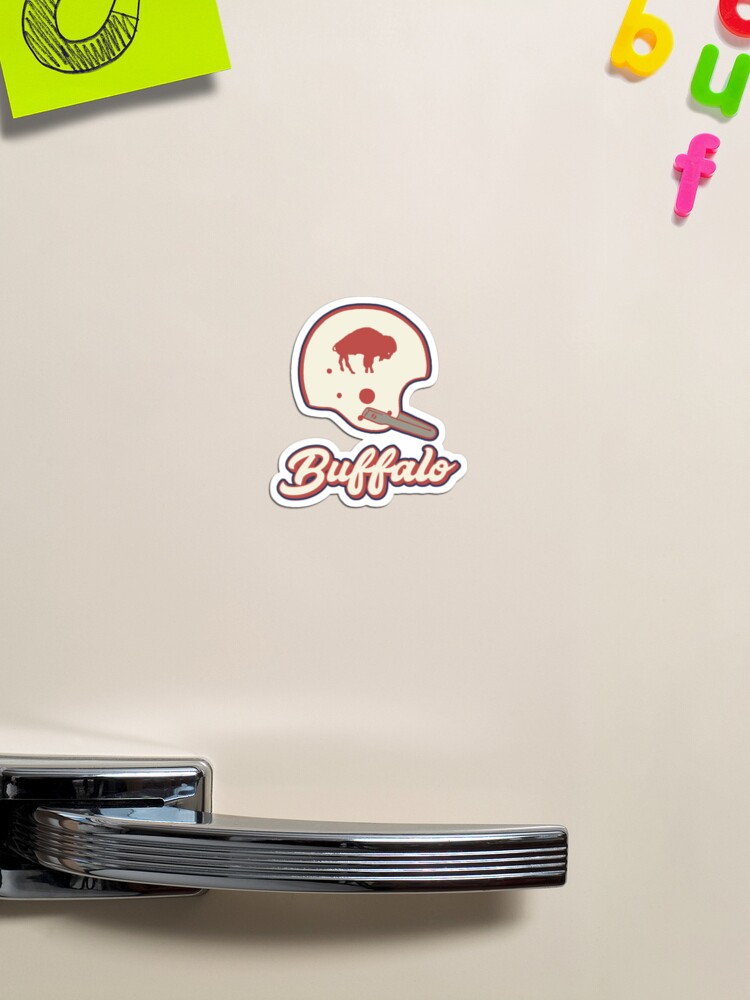 Buffalo Bills - Retro Die Cut Logo Magnet at Sticker Shoppe