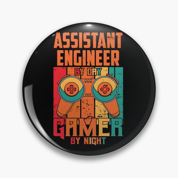 Item preview, Assistant Engineer By Day Gamer By Night: Funny Assistant Engineering Gift designed and sold by Adexyl.