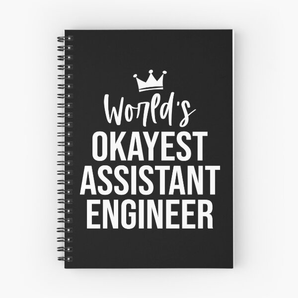Item preview, World's Okayest Assistant Engineer: Funny Assistant Engineering Gift designed and sold by Adexyl.