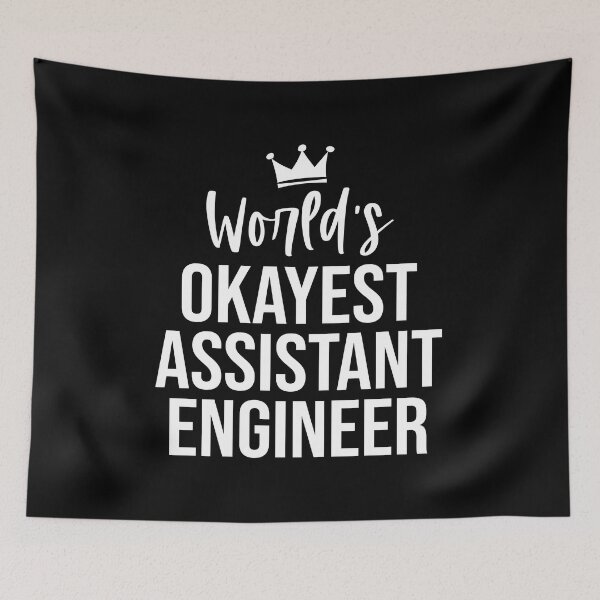 Item preview, World's Okayest Assistant Engineer: Funny Assistant Engineering Gift designed and sold by Adexyl.