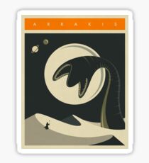 Arrakis Travel Poster Sticker