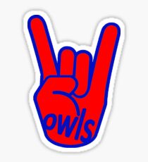 Rock On Owls Sticker