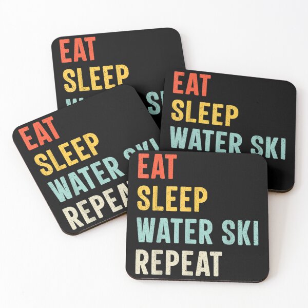 Item preview, eat sleep water ski repeat skiers women men kids vintage  designed and sold by Jackwidforss.