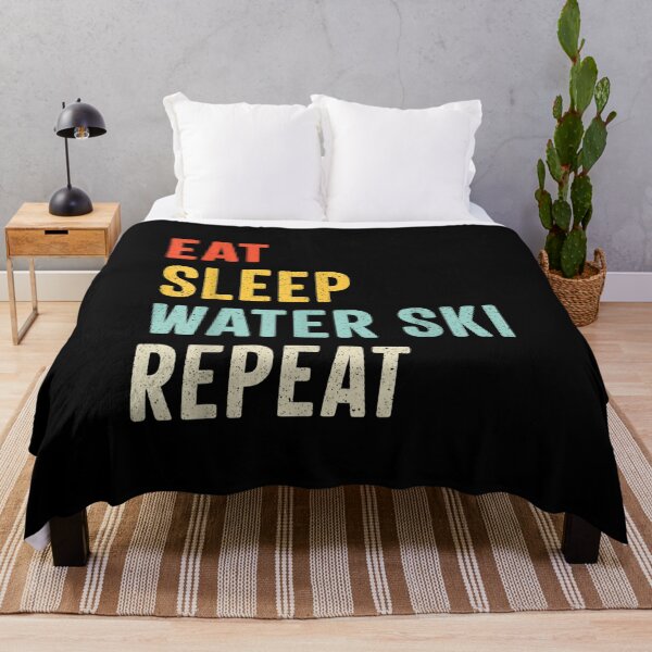 Item preview, eat sleep water ski repeat skiers women men kids vintage  designed and sold by Jackwidforss.
