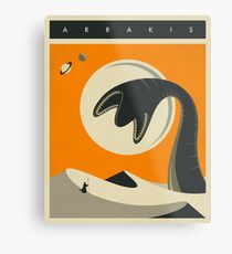 ARRAKIS TRAVEL POSTER Metal Print
