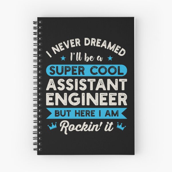 Item preview, I Never Dreamed I'll Be A Super Cool Assistant Engineer: Funny Assistant Engineering Gift designed and sold by Adexyl.