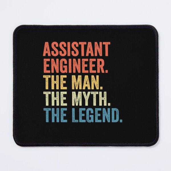 Item preview, Assistant Engineer The Man The Myth The Legend: Funny Assistant Engineering Gift designed and sold by Adexyl.