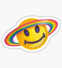 Lisa Frank Smiley Sticker