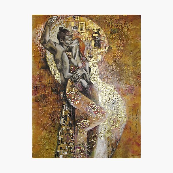 The (Millennial) Kiss Photographic Print