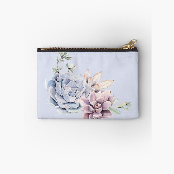 Item preview, Elegant Succulents Mint Green and Blue Desert Succulent Southwest Art designed and sold by DesertDecor.