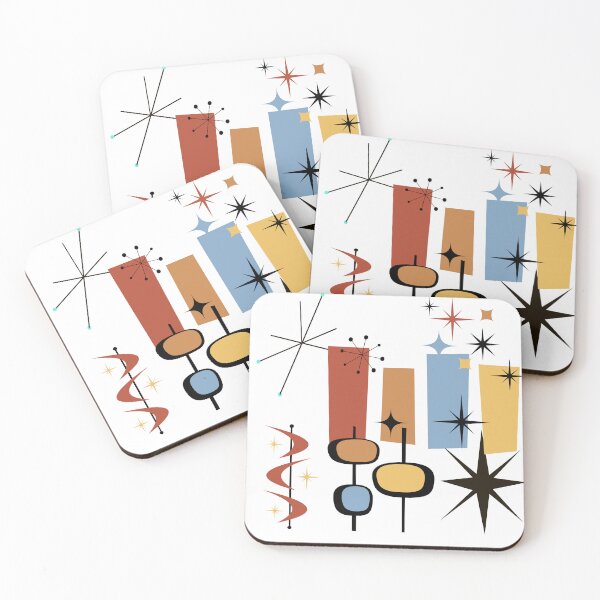 Item preview, Whimsical Retro Geometric MCM Style Art designed and sold by Blair Belle.