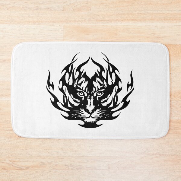 Item preview, Tiger Head with Fire. designed and sold by Sarocha Kaewsanod.