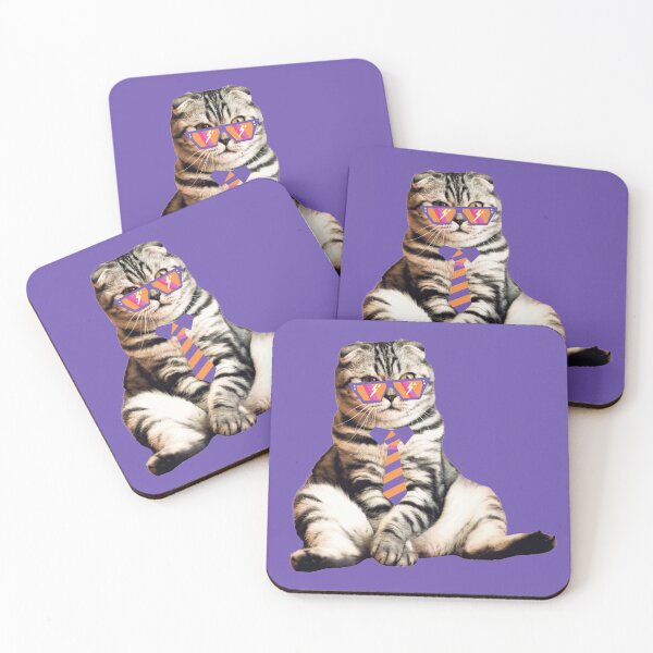 Item preview, Funny Cute Cat With Funky Glasses N4 designed and sold by iziskosmos.