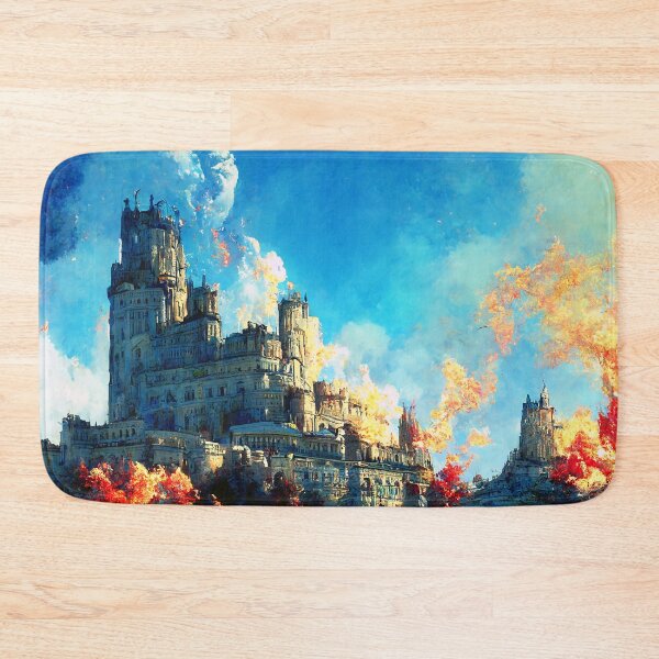 Item preview, Watercolor Castle designed and sold by dreamworldscape.