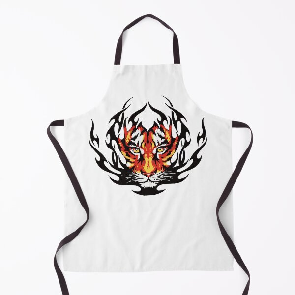 Item preview, Tiger Head with Fire. designed and sold by Sarocha Kaewsanod.