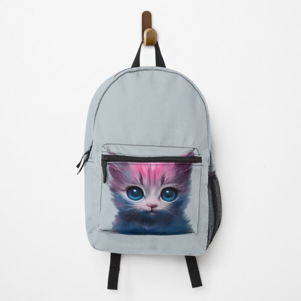 Item preview, Purple and Blue itty bitty kitty, 1 designed and sold by CrunchNut.