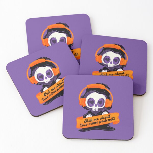 Item preview, Ask me about true crime podcasts designed and sold by Jess.a.creates.