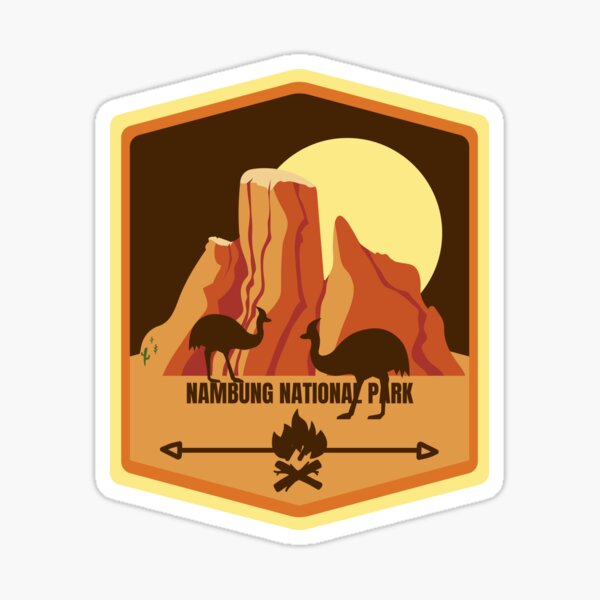 Nambung National Park Australia Sticker