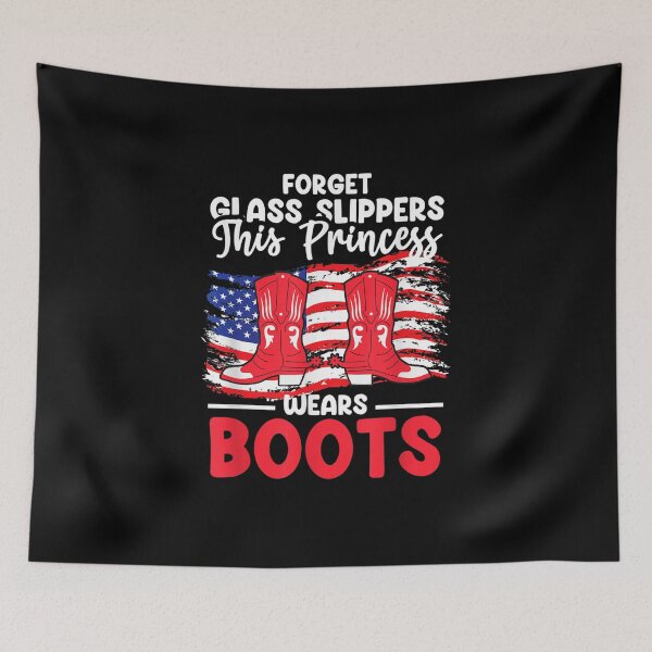 Item preview, Horse Rodeo Riding Cowboy USA - Forget Glass Slippers  designed and sold by Jackwidforss.