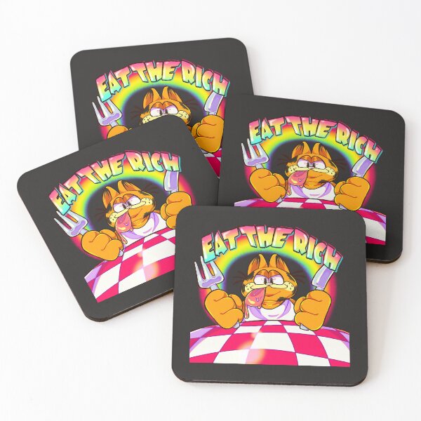 Item preview, garfield says eat the rich  designed and sold by AbdieJere.
