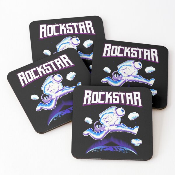 Item preview, Rockstar Astronaut playing guitar in Space designed and sold by BuxomBabe21.