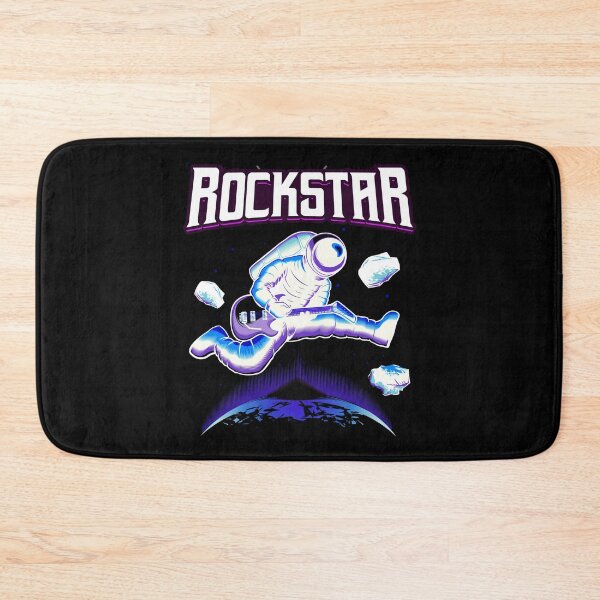 Item preview, Rockstar Astronaut playing guitar in Space designed and sold by BuxomBabe21.