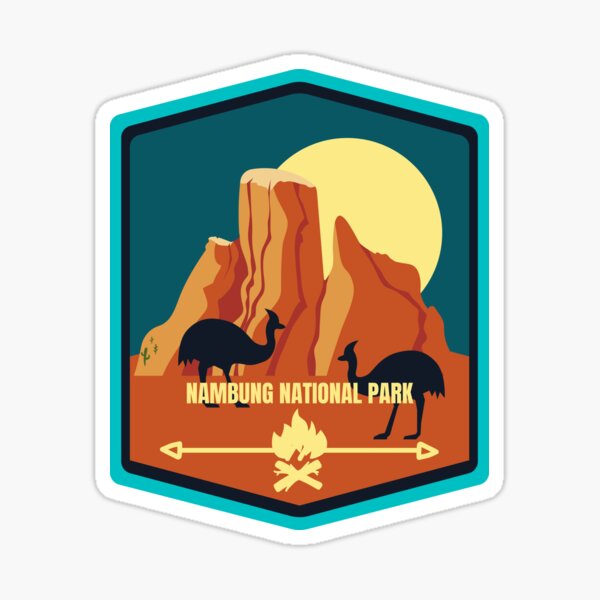 Nambung National Park Australia Sticker