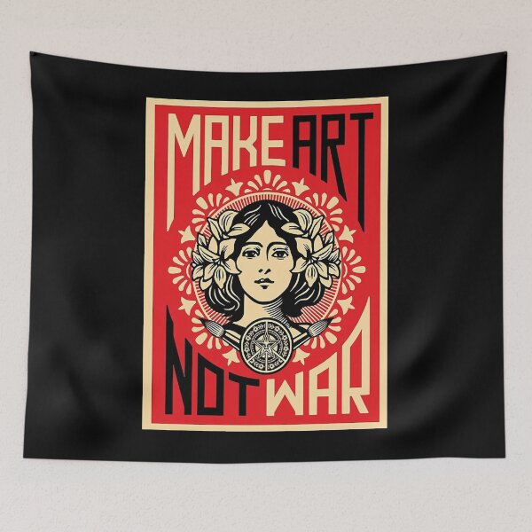 Item preview, best seller make art not war designe designed and sold by ShawneHasty01.