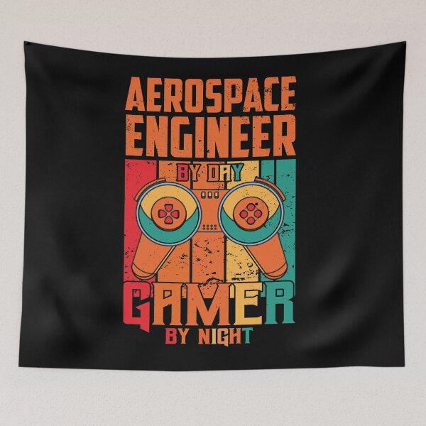 Item preview, Aerospace Engineer By Day Gamer By Night: Funny Aerospace Engineering Gift designed and sold by Adexyl.