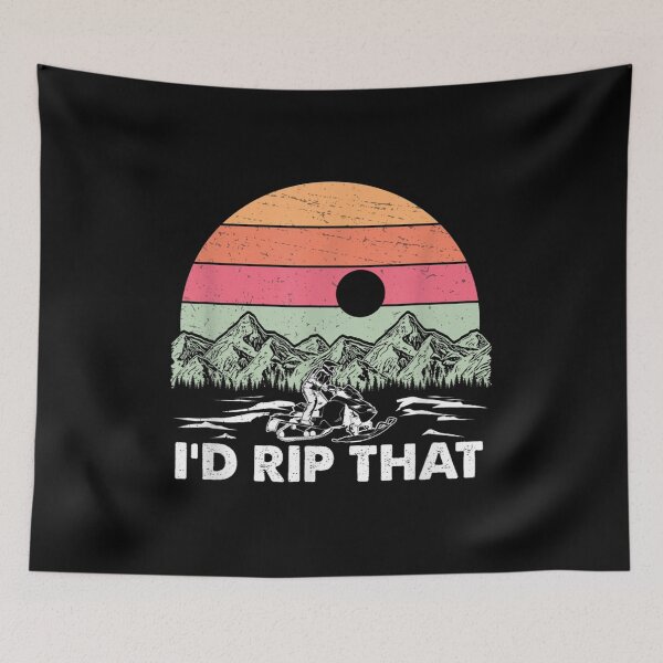 Item preview, I'd Rip That Funny Snowmobile Riding Motor Sled  designed and sold by Jackwidforss.