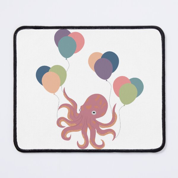 Item preview, Octopus with Balloons designed and sold by Eliza-Grace.