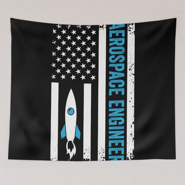 Item preview, Aerospace Engineer Distressed Vintage USA Flag Rocket: Funny Aerospace Engineering Gift designed and sold by Adexyl.